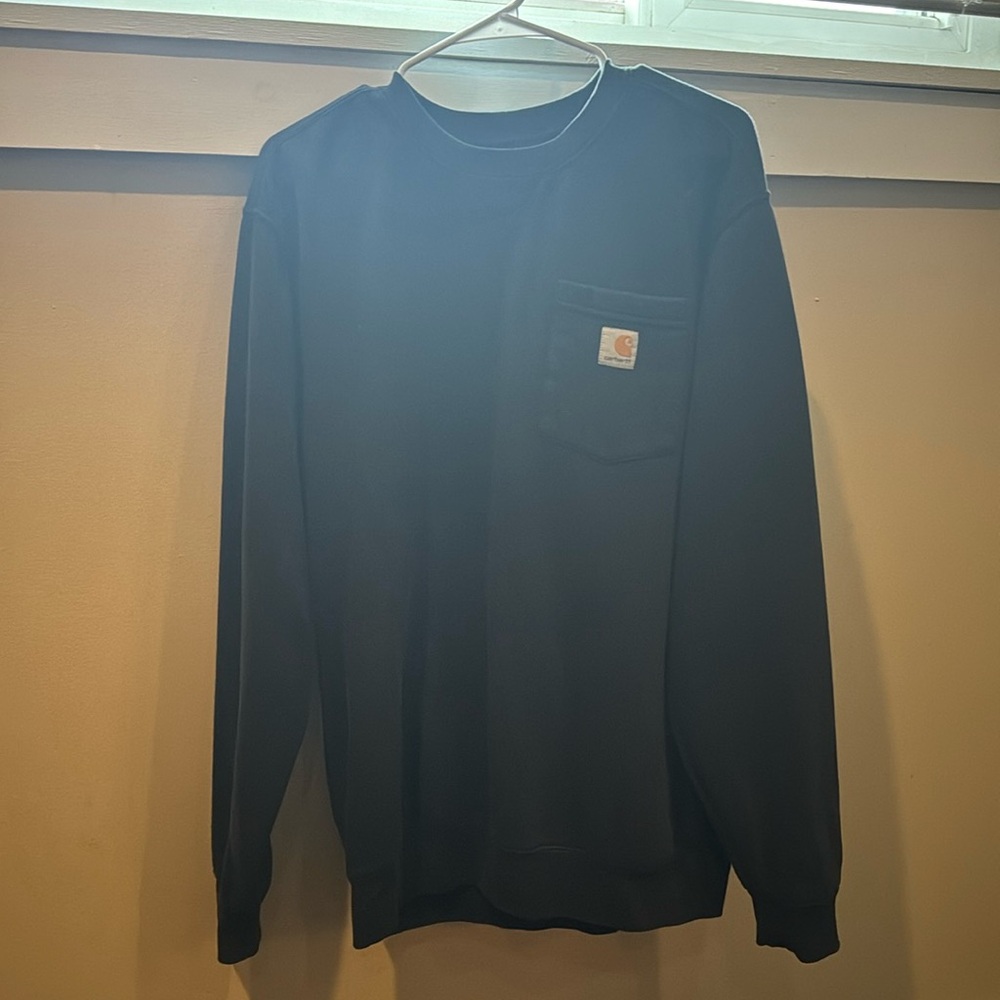 COPY - Black crewneck Carhartt sweater